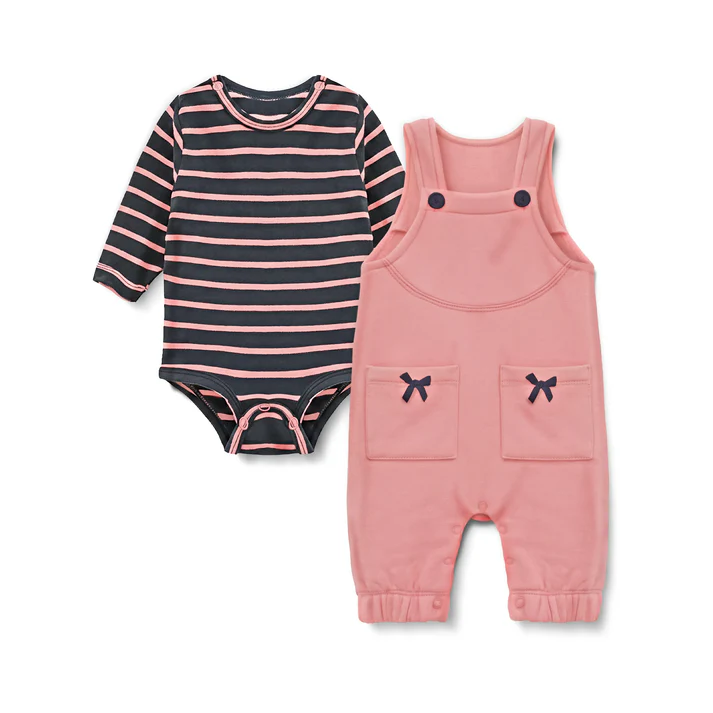 CozyPink Fleece Romper Set